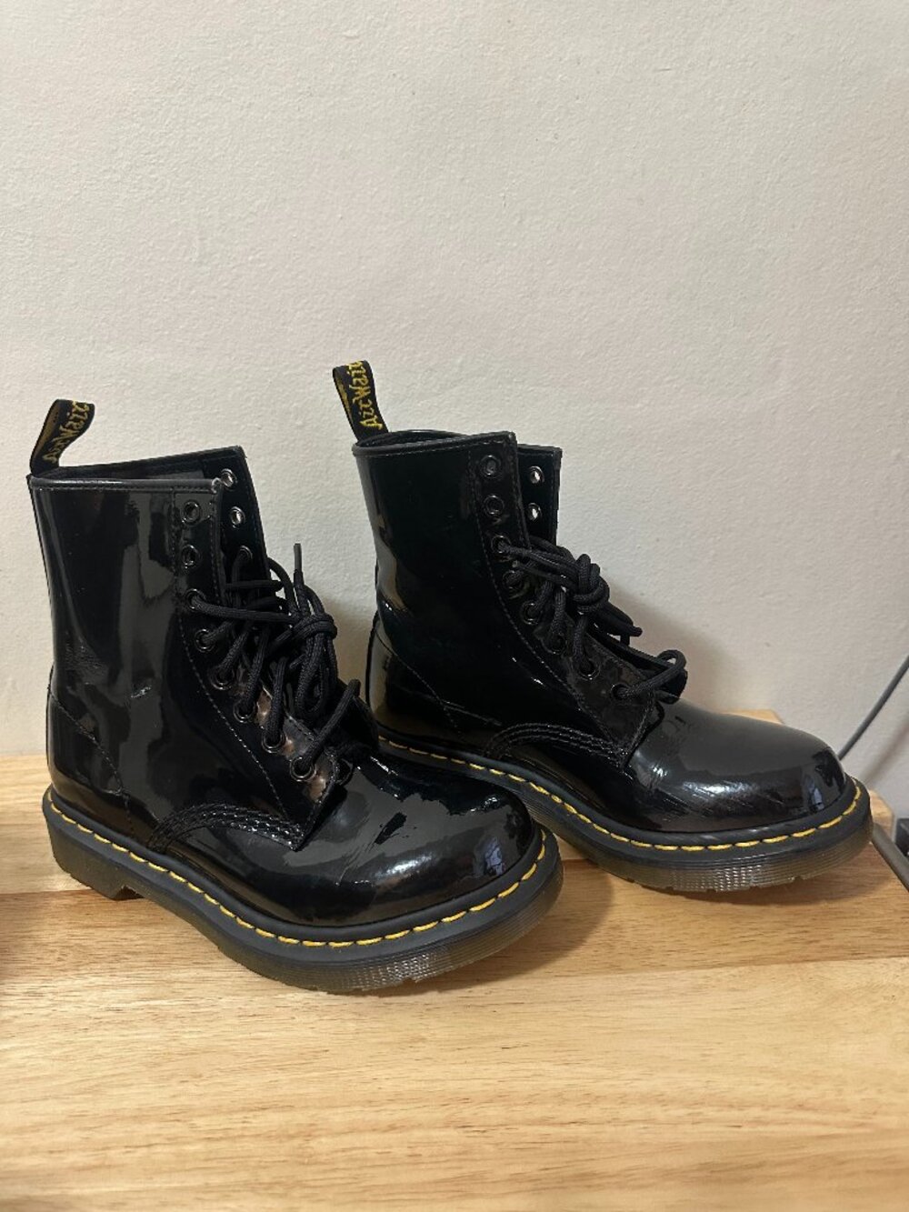 Dr. Martens 1460 Boot in Patent Leather, Size 5UK / 38 EU / 7 US